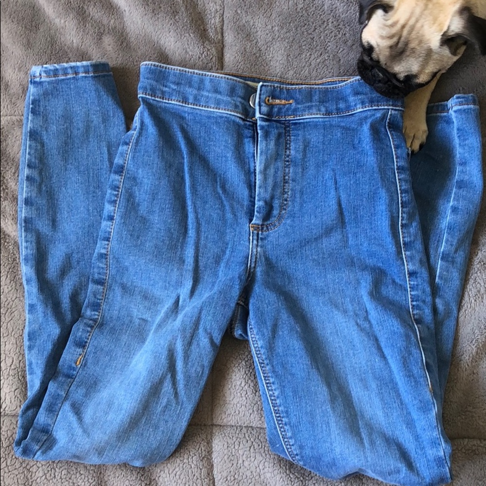 topshop petite joni jeans